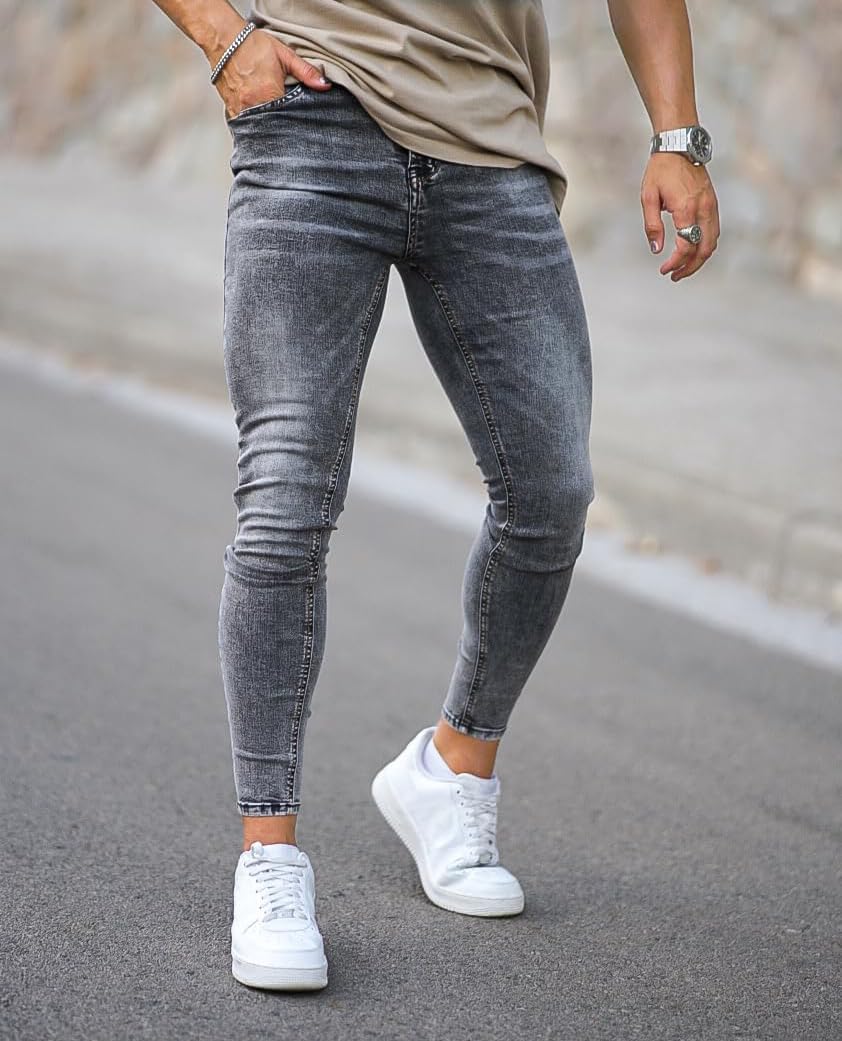 GINGTTO Mens Skinny Jeans Stretch Denim Jeans for Men - Image 2
