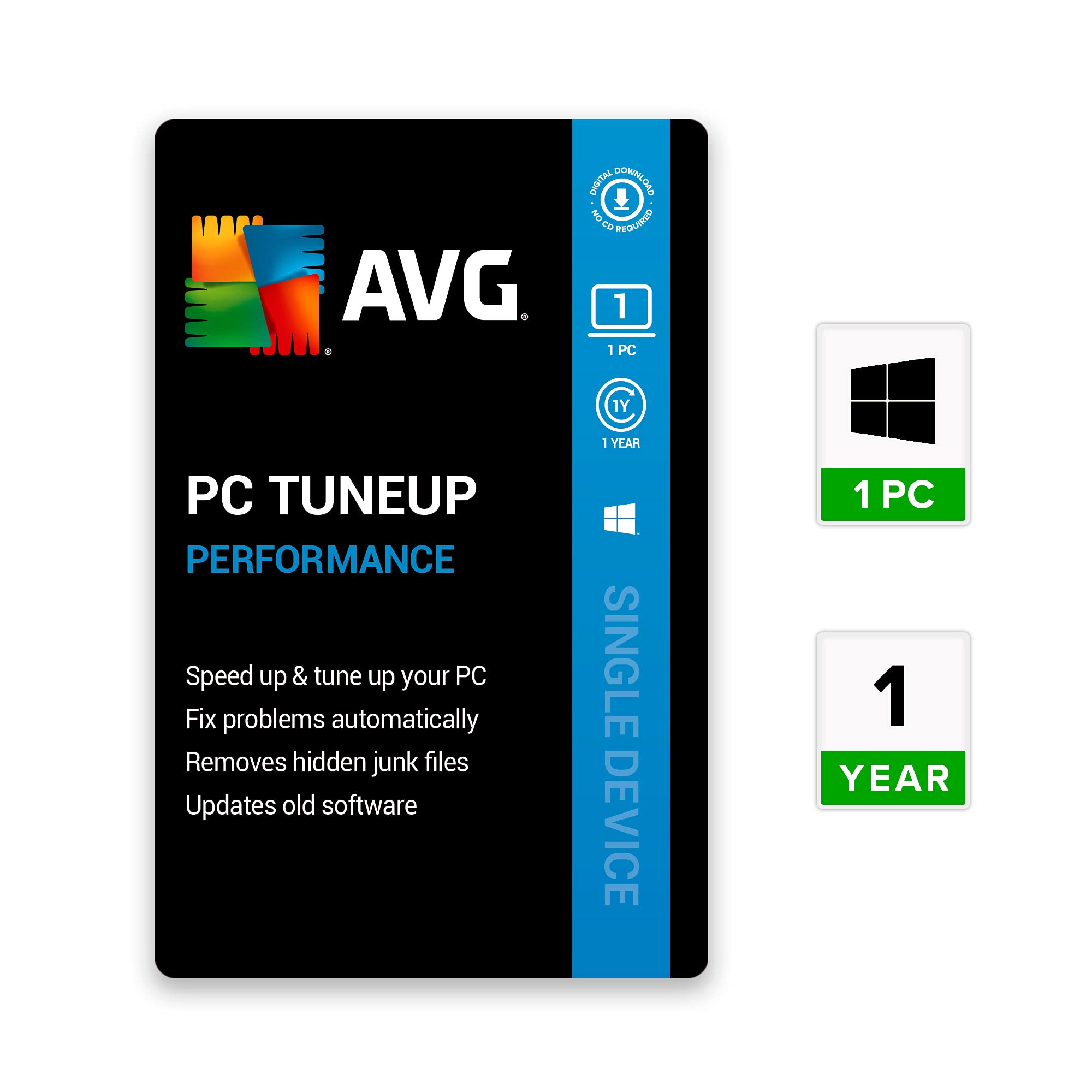 AVGPC TuneUp (1 PC | 1 Year) (Email Delivery in 2 hours-No CD)