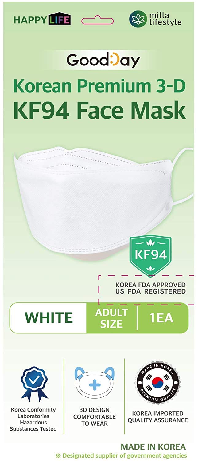 [PACK OF 10] GOODDAY ENGLISH WHITE KF94 Certified