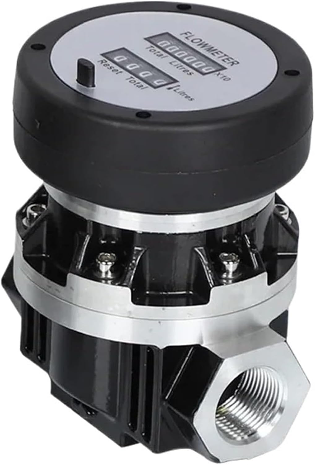 Sewage/Effluent Pumps 2 Inch Electronic Transfer Pump Fuel Diesel Oval Gear Flow Meter with Mechanical Counter)(1 Inch (Dn25))