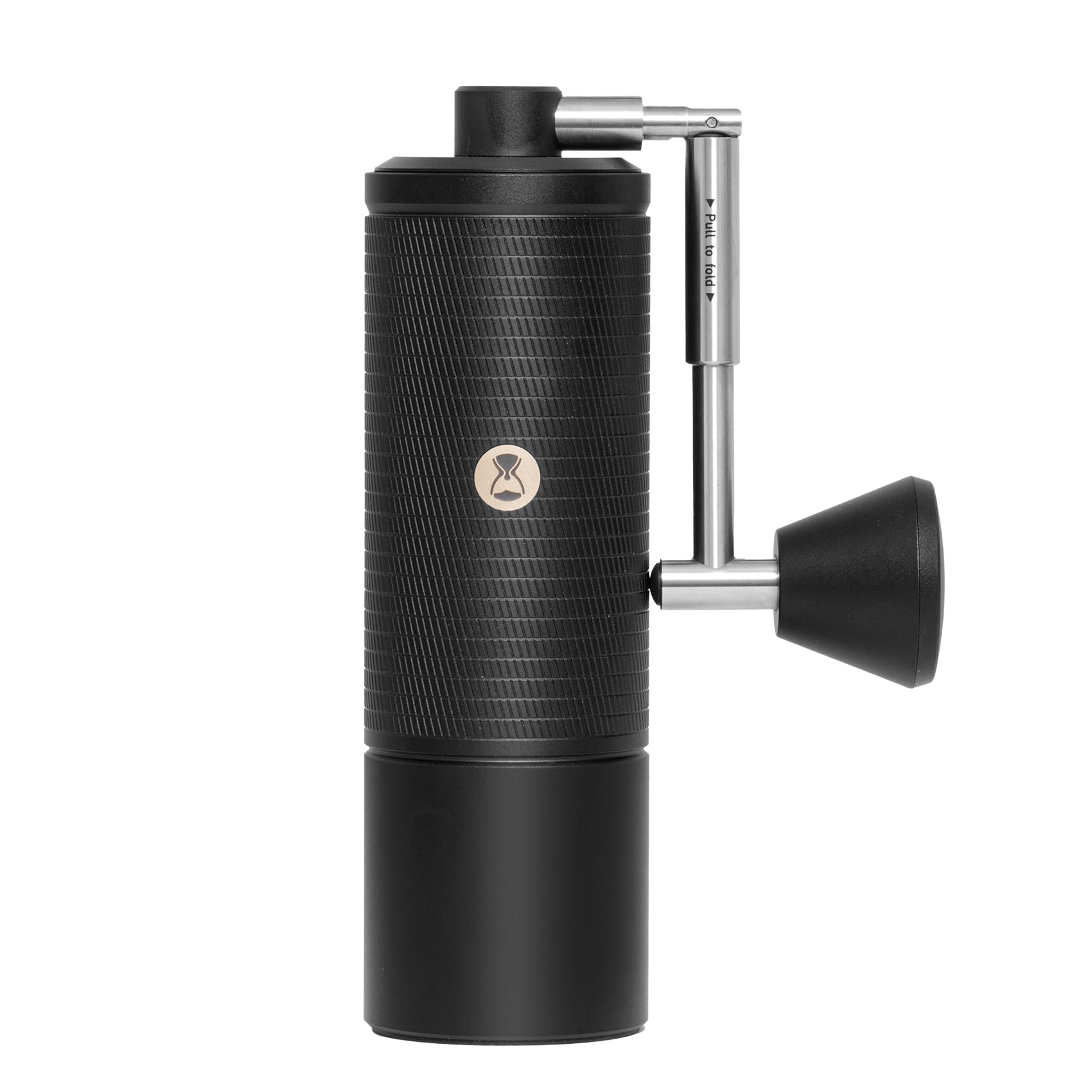 TIMEMORE C5 Pro Handkaffeemühle mit S2C-042-III Kegelmahlwerk, 0.031mm Präzisionsverstellung, vollmetallische tragbare Handmühle für Espresso/French Press/Pour Over - Schwarz