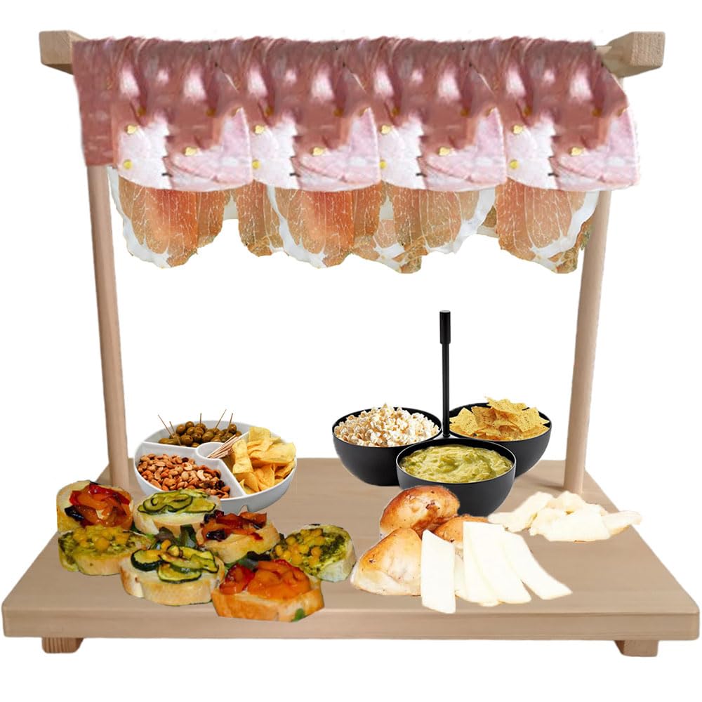 Tagliere in legno cm49x26 appendi affettati winebar vassoio degustazione Salumi prosciutto olive formaggi apericena stuzzichini