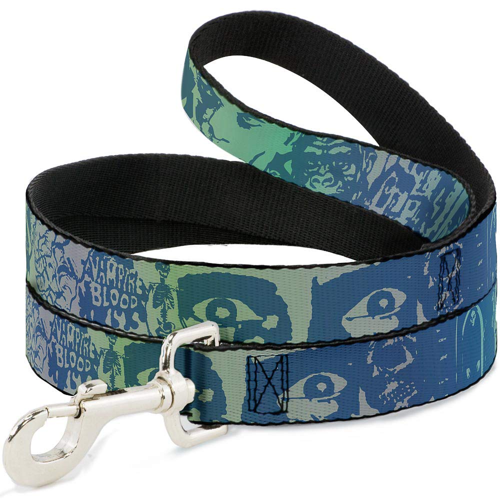 Laisse pour animal Buckle-Down Retro Monster Aqua motifs vintage chien chat