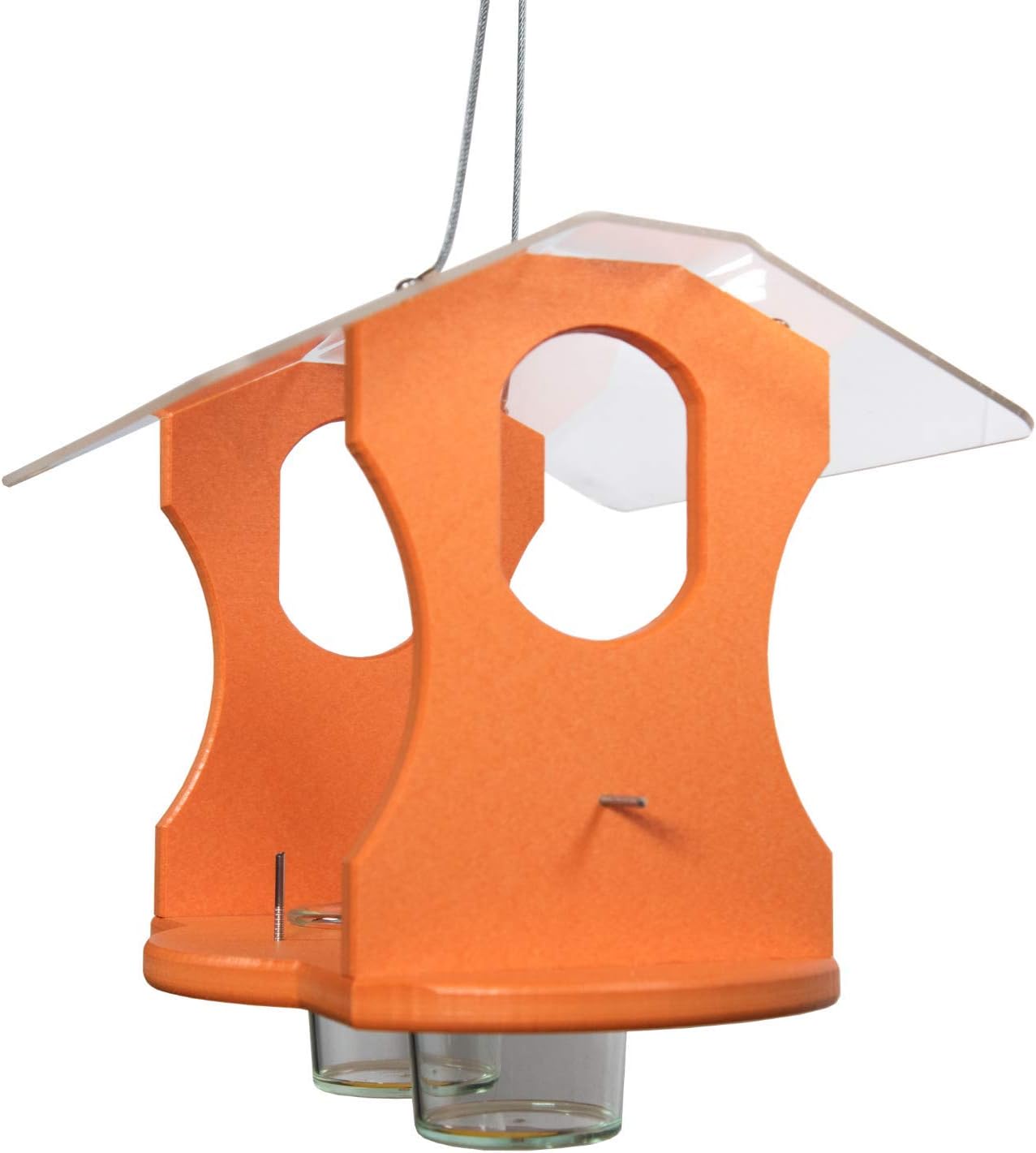 JCs Wildlife Ultimate Recycled Poly Oriole Bird Feeder - Fruit and Jelly Buffet, Feed Oriole Jelly and Orange Halves