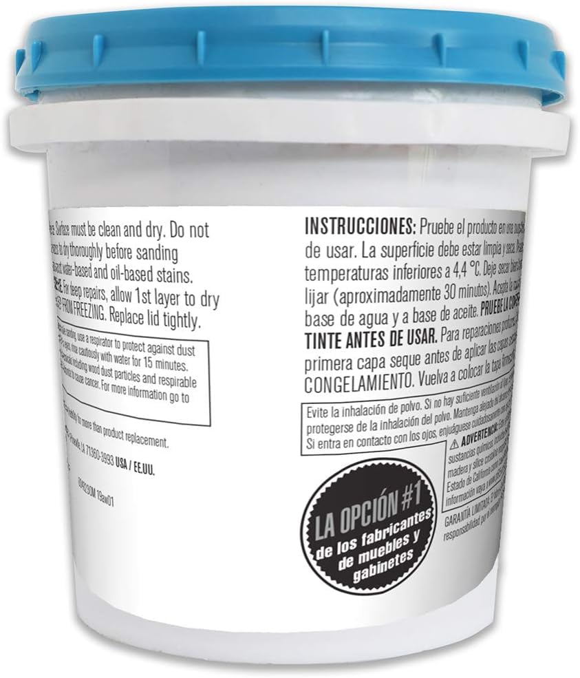 Image of FamoWood 40022126 Latex Wood Filler - Pint, Natural 24 Oz. | Pack of 2