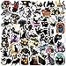 Cute Black Cat Sticker for Kid - Sticker Graphic - Cartoon Stickers for Water Bottles Laptop Cat Meme Stickers Waterproof Aesthetic Vinyl Decals Stickers for Adults Teens