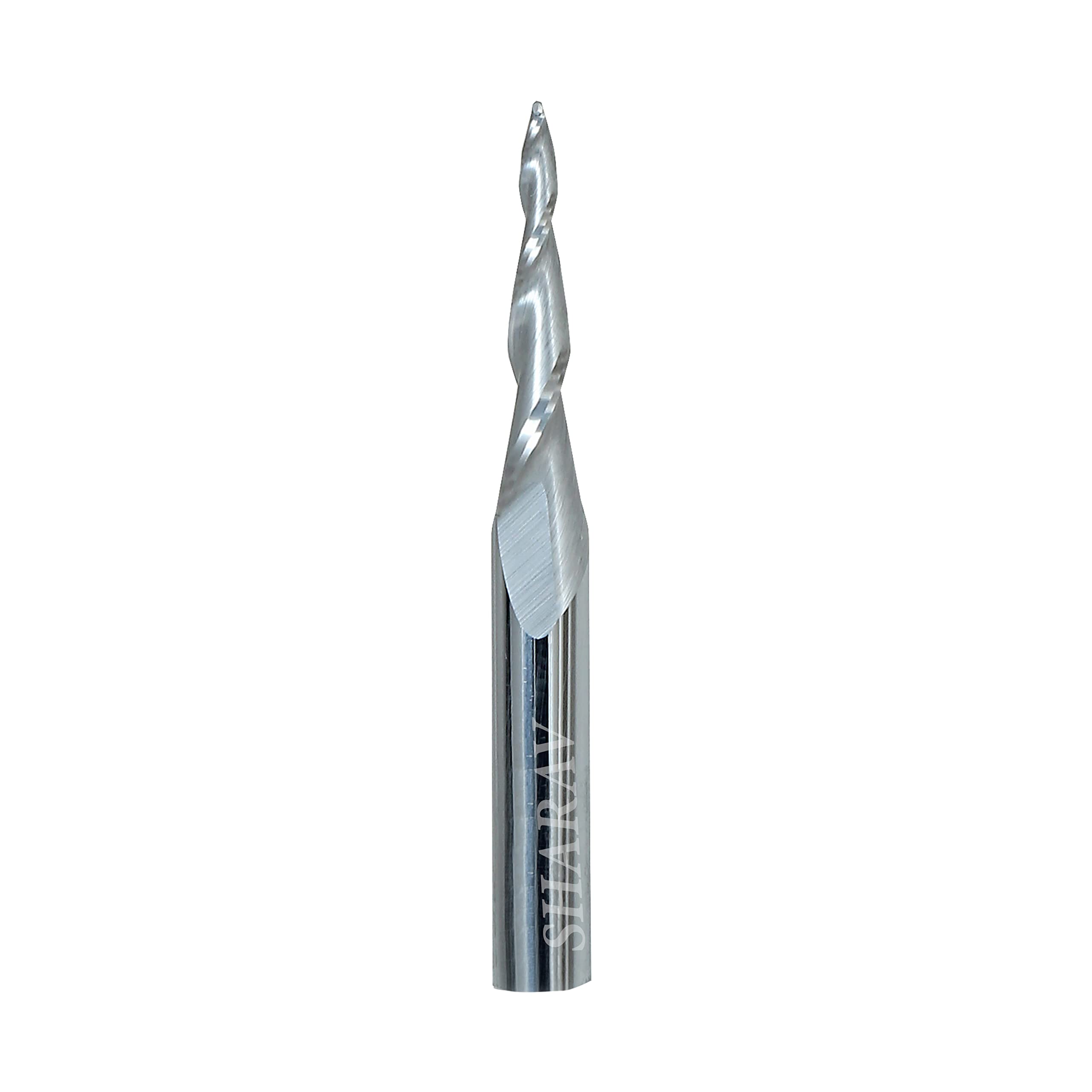 Solid Carbide Cnc Router Bit 2flute Spiral Tapper Ballnose 4x25x50X6 3d wood Carving-image-10