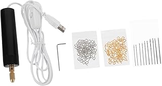 OSALADI 1 Conjunto De Kit De Unhas De Furadeira Elétrica Kit De Ferramentas De Unhas Mini Furadeira Elétrica USB Carregamento Artesanato Elétrico Furadeira USB Carregamento Furadeiras