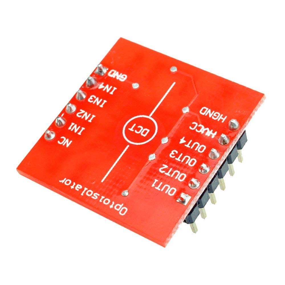 5PACK Scheda di espansione TLP281 Modulo IC optoisolatore a 4 canali 4 canali 4 CH per scheda di espansione per Arduino Isolamento accoppiatore di livello alto e basso