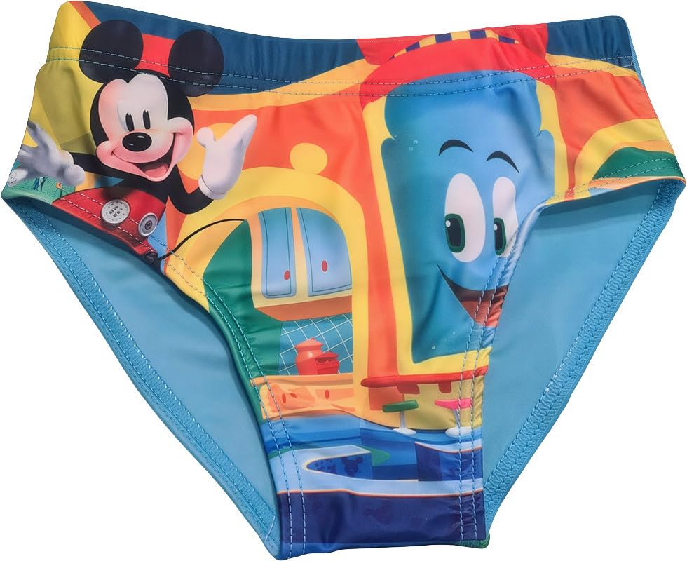 ILS I Love Shopping Costume da Bagno Topolino Mutandina Slip per Bambini e Ragazzi Boxer Parigamba per Mare e Piscina 2-3 Anni, Mickey Mouse