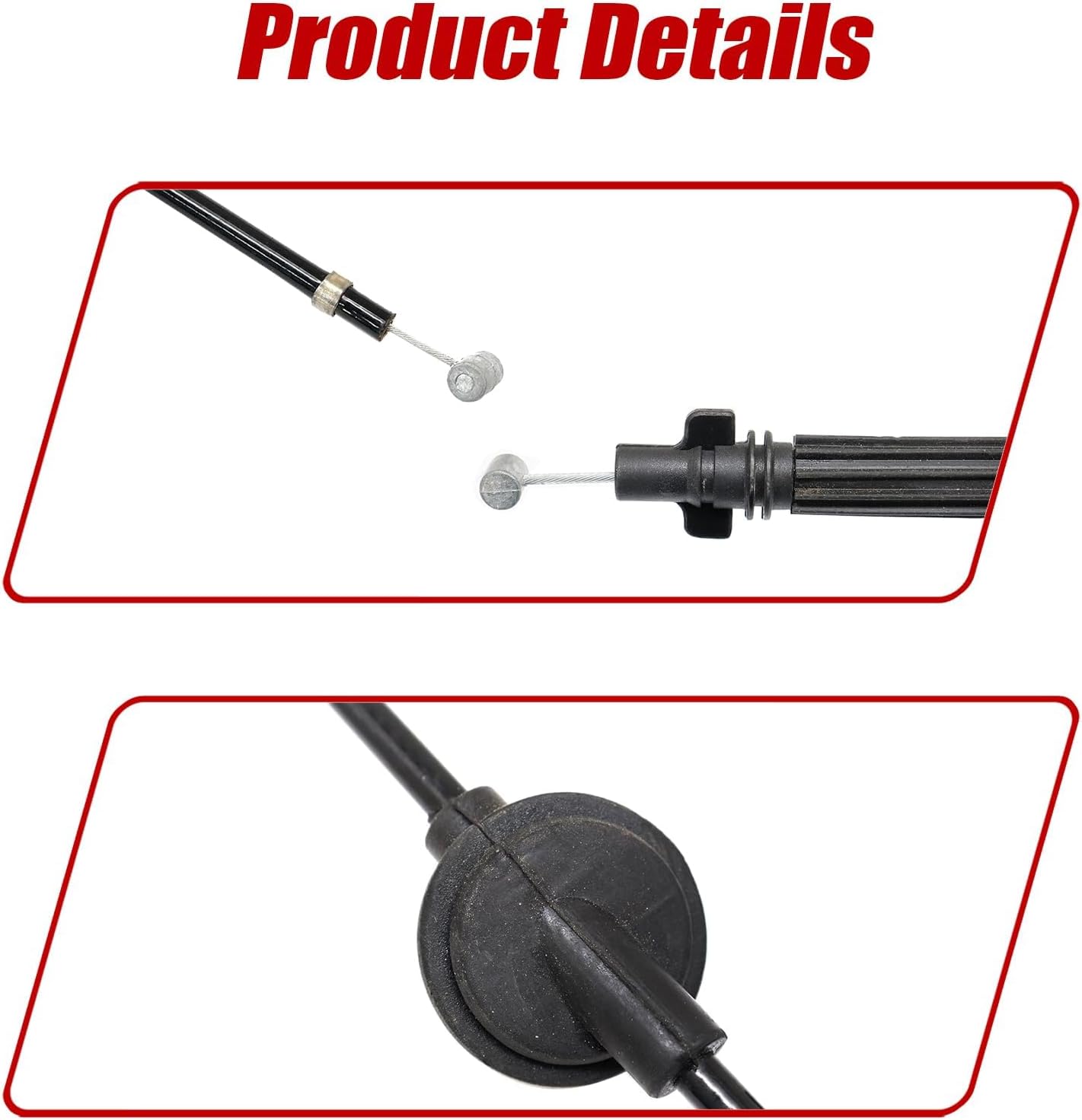 FZJDSD Hood Latch Release Cable 1PC Front Compatible with Audi A4 S4 A5 S5 Q5 SQ5 2008-2017 Replace 8R1823535, 8K1823535, 8T1823535, Front Hood Latch Lock Release Cable