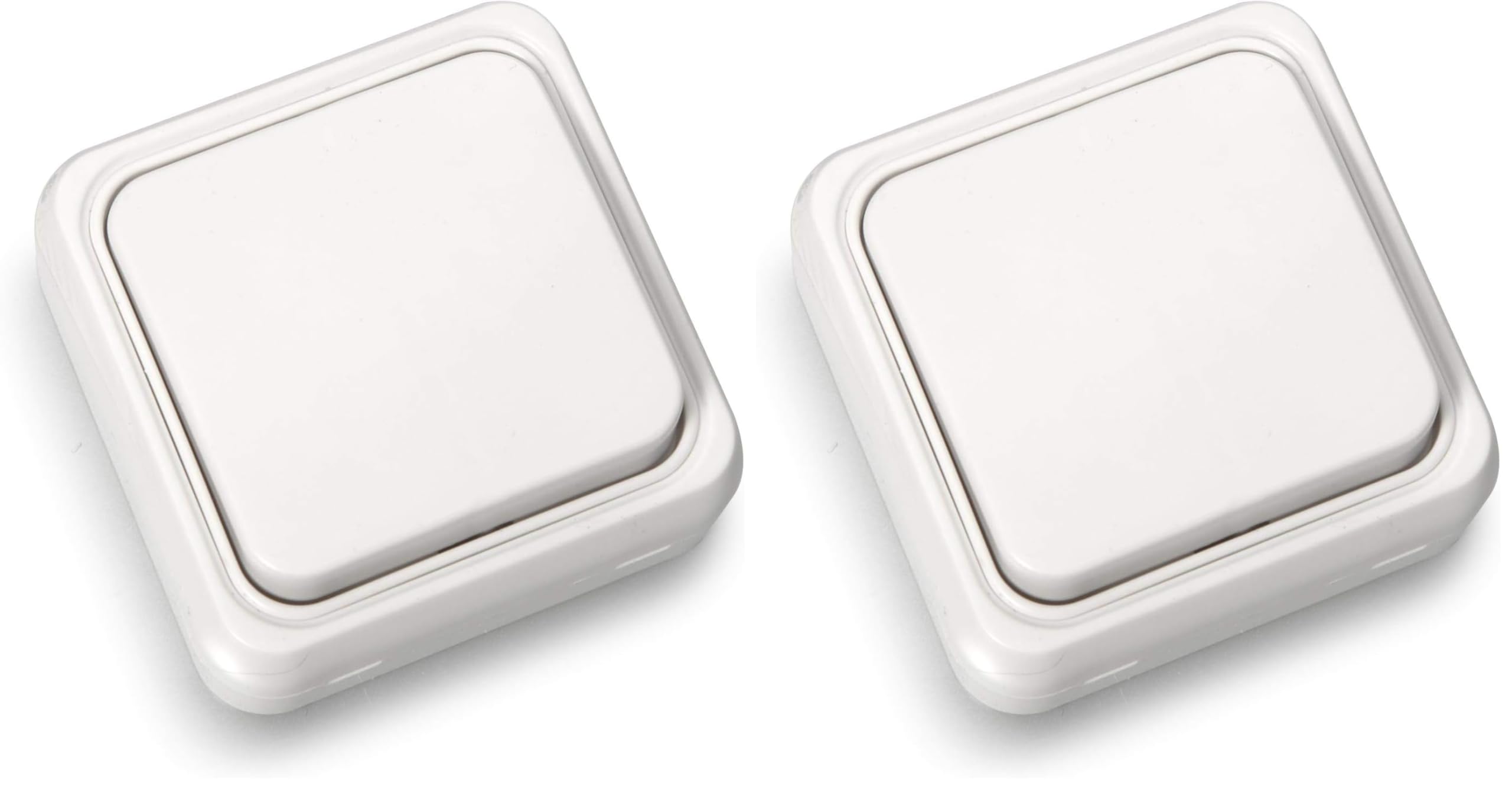 Bf bf-18 - Cruzamiento superficie 10a 250v blanco bolsa (Paquete de 2)