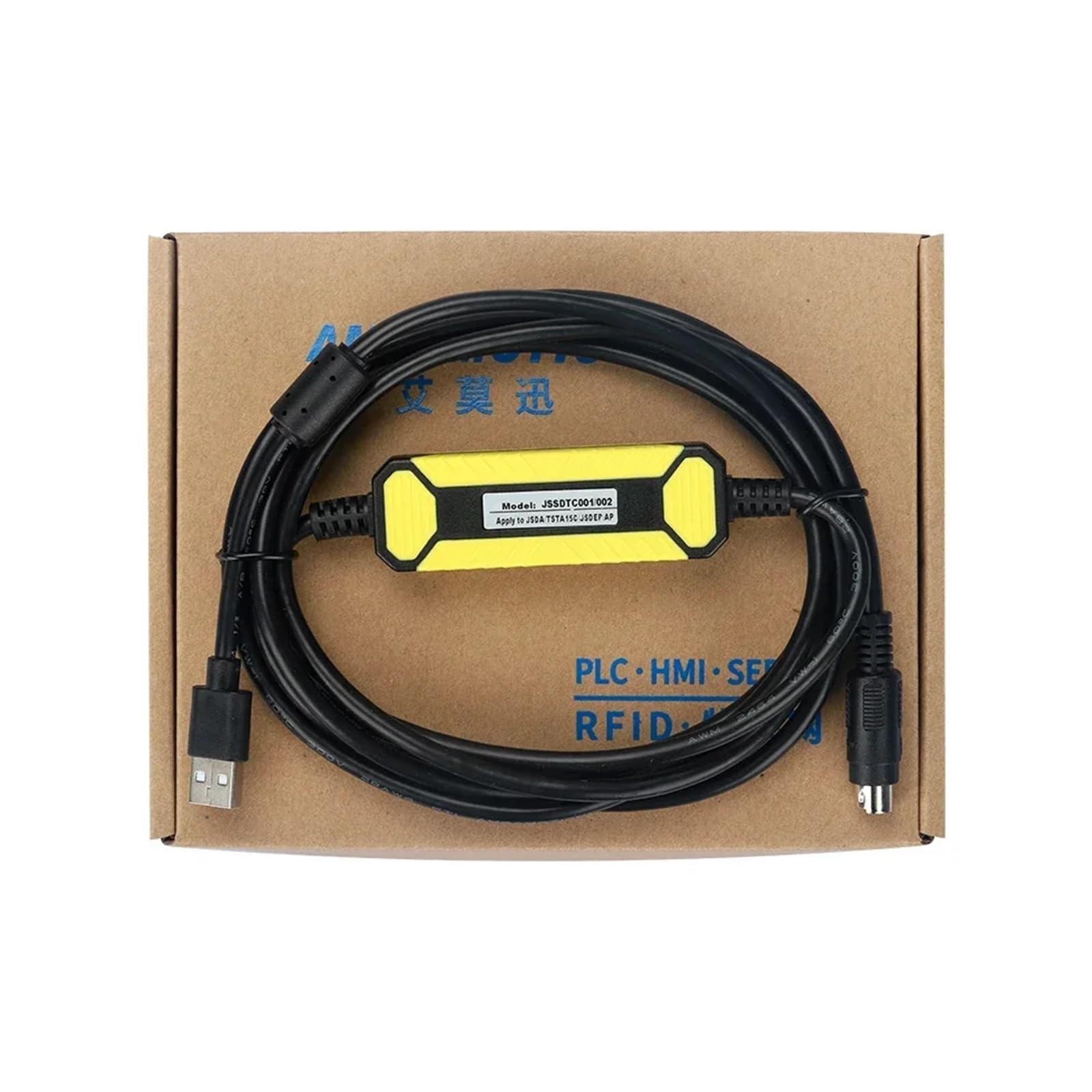 ESXSWYDR 1PCS JSSDTC001/002 for Servo Drive JSDE/A Programming Cable Download Debugging Data Line