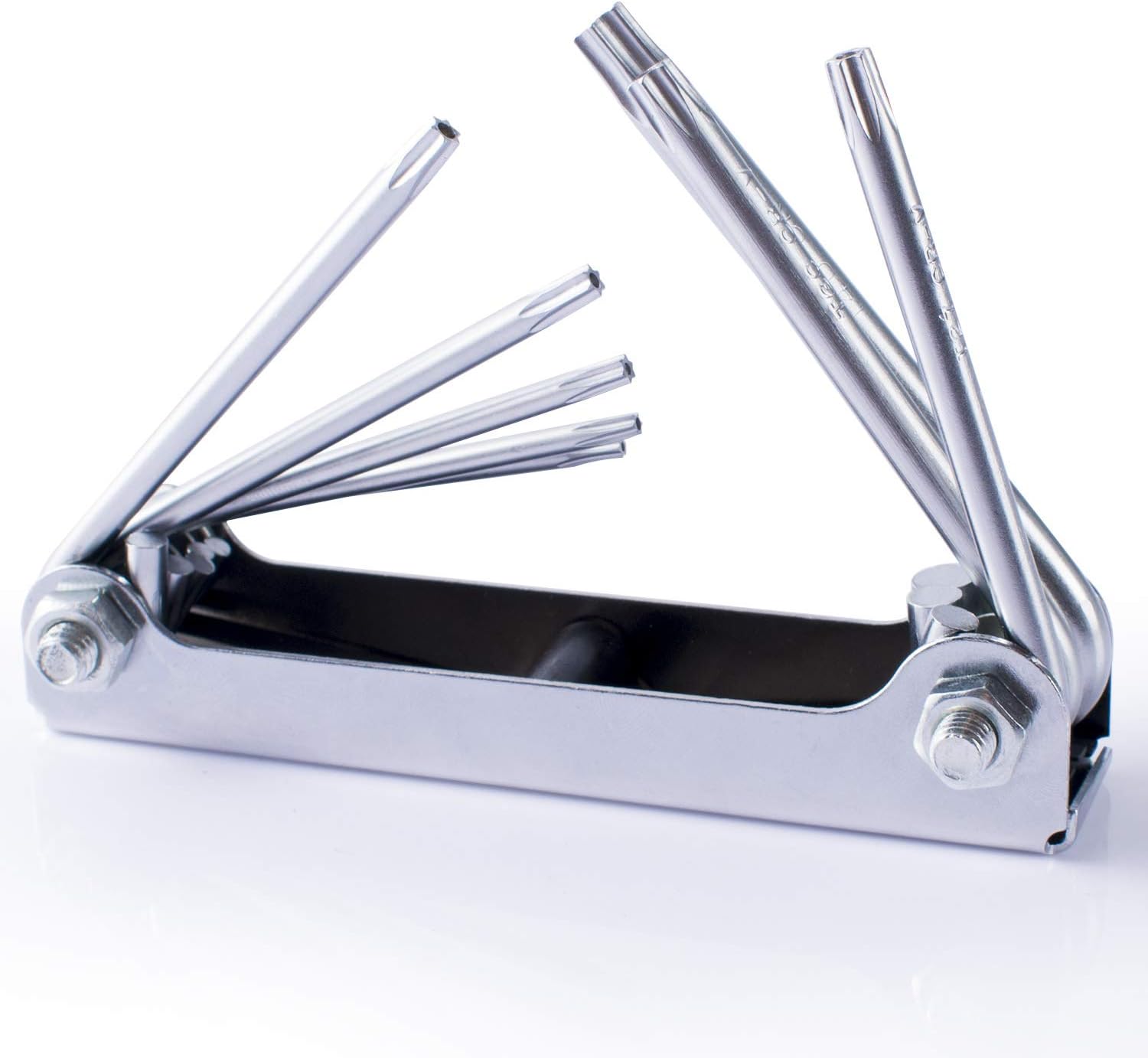 Convy GJ-0054 Fold-up Star Key Set, 8-piece, Sizes T9-T40