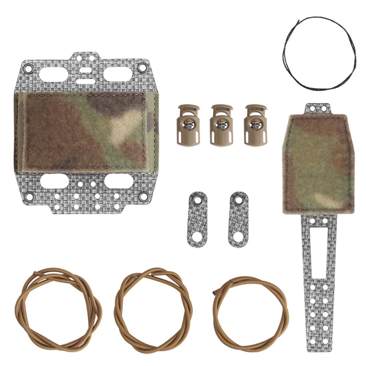 Borsa contrappeso per batteria NVG per casco Airsoft con chiusura a strappo