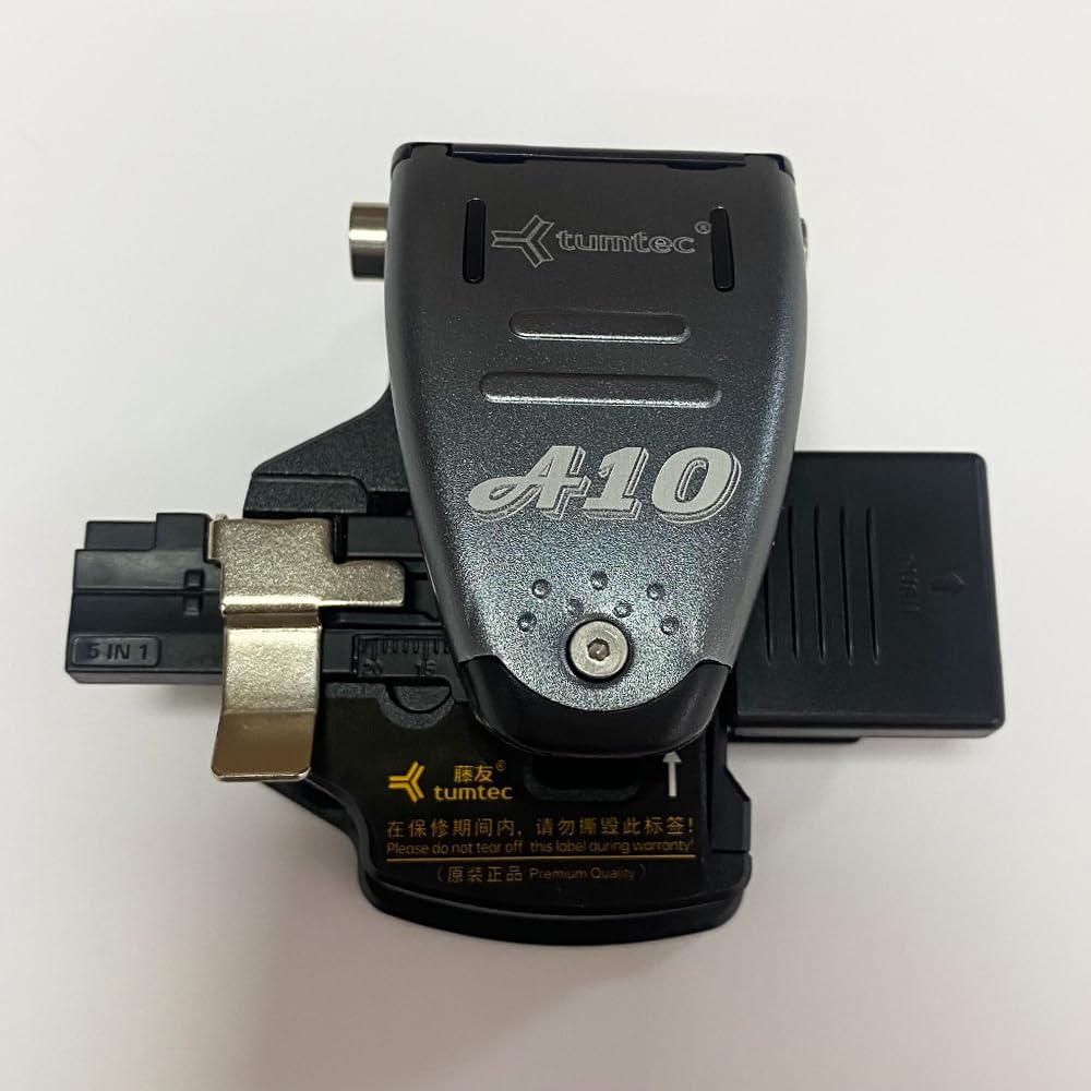 Tumtec A10 one-step Fiber Cleaver Kit, FTTH cable cutting knife, fusion splicer fiber optic cutter 1 PCS
