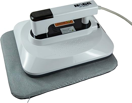 Hogg Heat Press Machine for T Shirts - DIY Series, Hand Held (10" x 12"), Craft Heat Press for Shirts, Hats, Tote Bags, Machine for HTV, DTF, DTG, Temperature Range 0 to 392 F