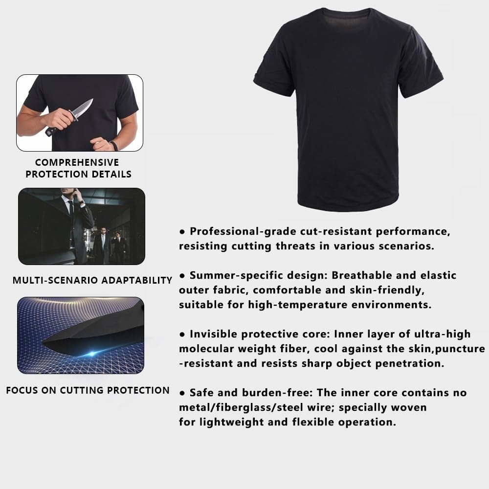 Vêtements Anti-Coups de Couteau à 5 Niveaux for protéger la sécurité personnelle, Gilet, Protection, Gilets de sécurité