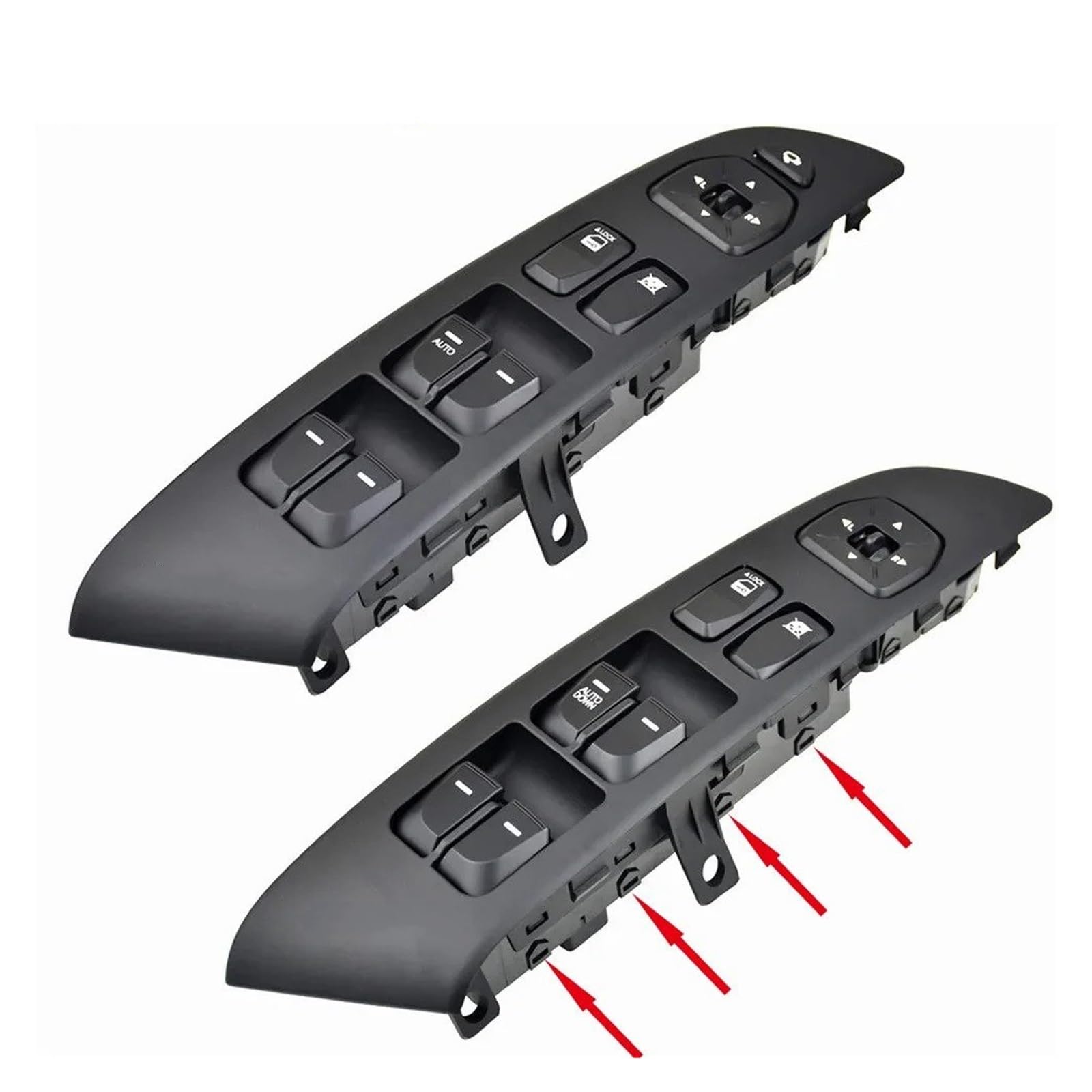 Interruttore Alzacristallo Per Hyundai Per IX35 2009-2015 Pulsante Interruttore Alzacristallo Elettrico Anteriore Sinistro 935702S1509P Pulsante Alzacristalli(AUTO DOWN)
