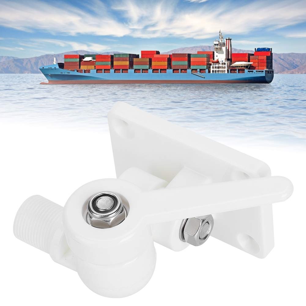 Yctze Support à cliquet d'antenne, Support de Base de Fixation de AISG pour Bateau Marin ABS, Interface BNC/SMA Ignifuge
