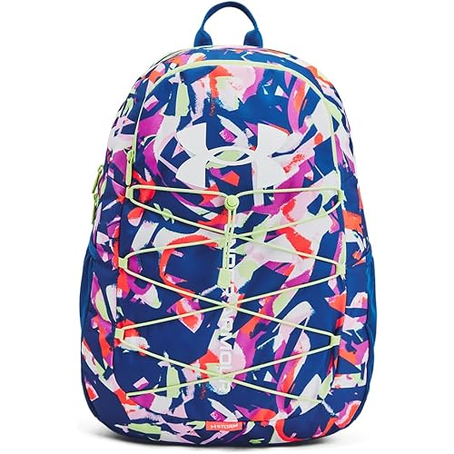 Under Armour Unisex-Adult Hustle Sport Backpack, (433) Tech Blue/Tech Blue/White, One Size Fits All