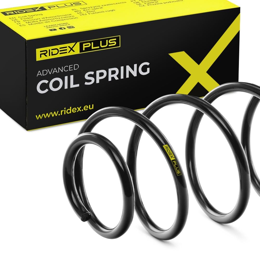RIDEX PLUS 188C0298P 2x Ressort de suspension Avant Compatible avec CITROËN Berlingo II B9