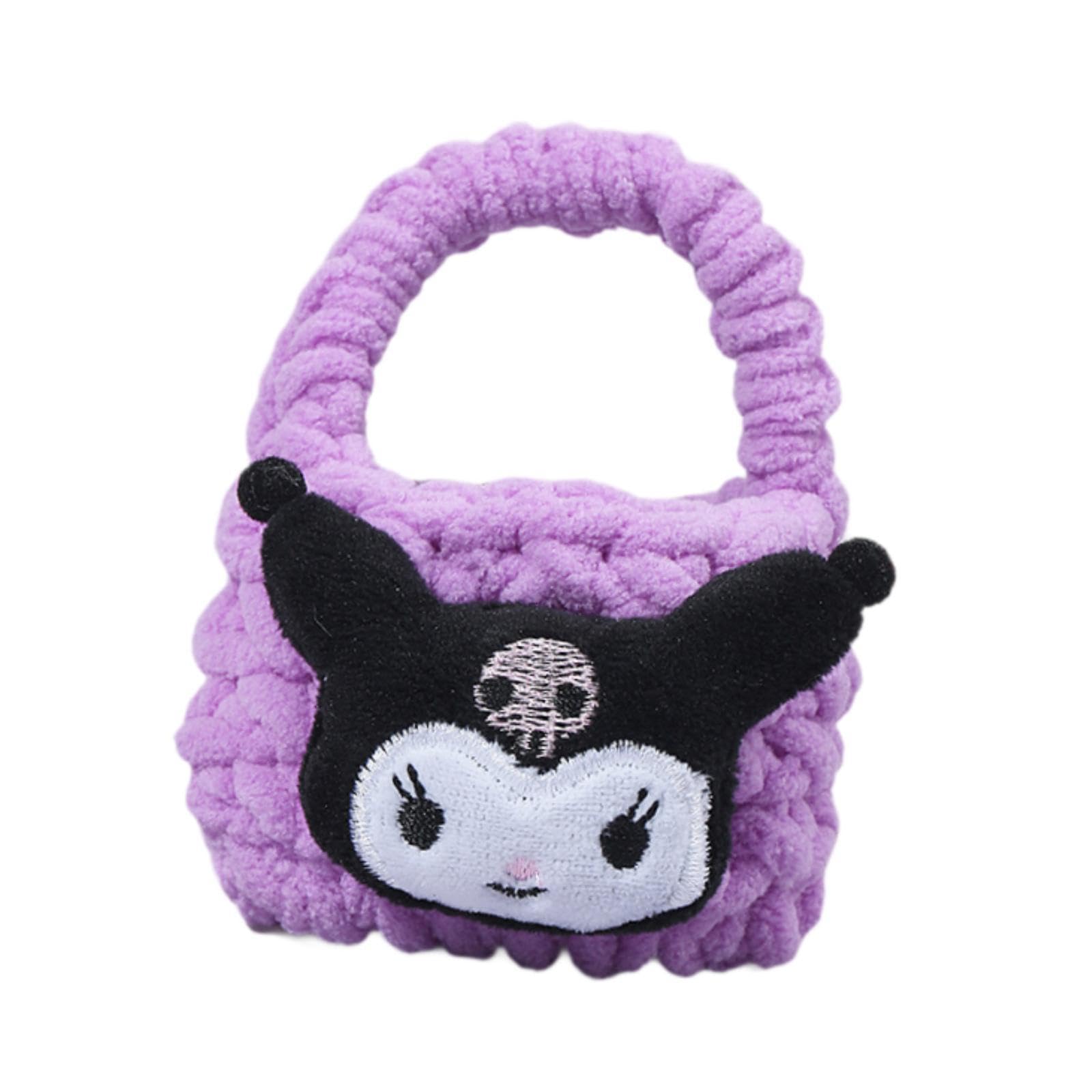 nivaa Cartoon Handbag Decorative Birthday Gift Versatile Adorable Mini Storage Bag violet-picture-44