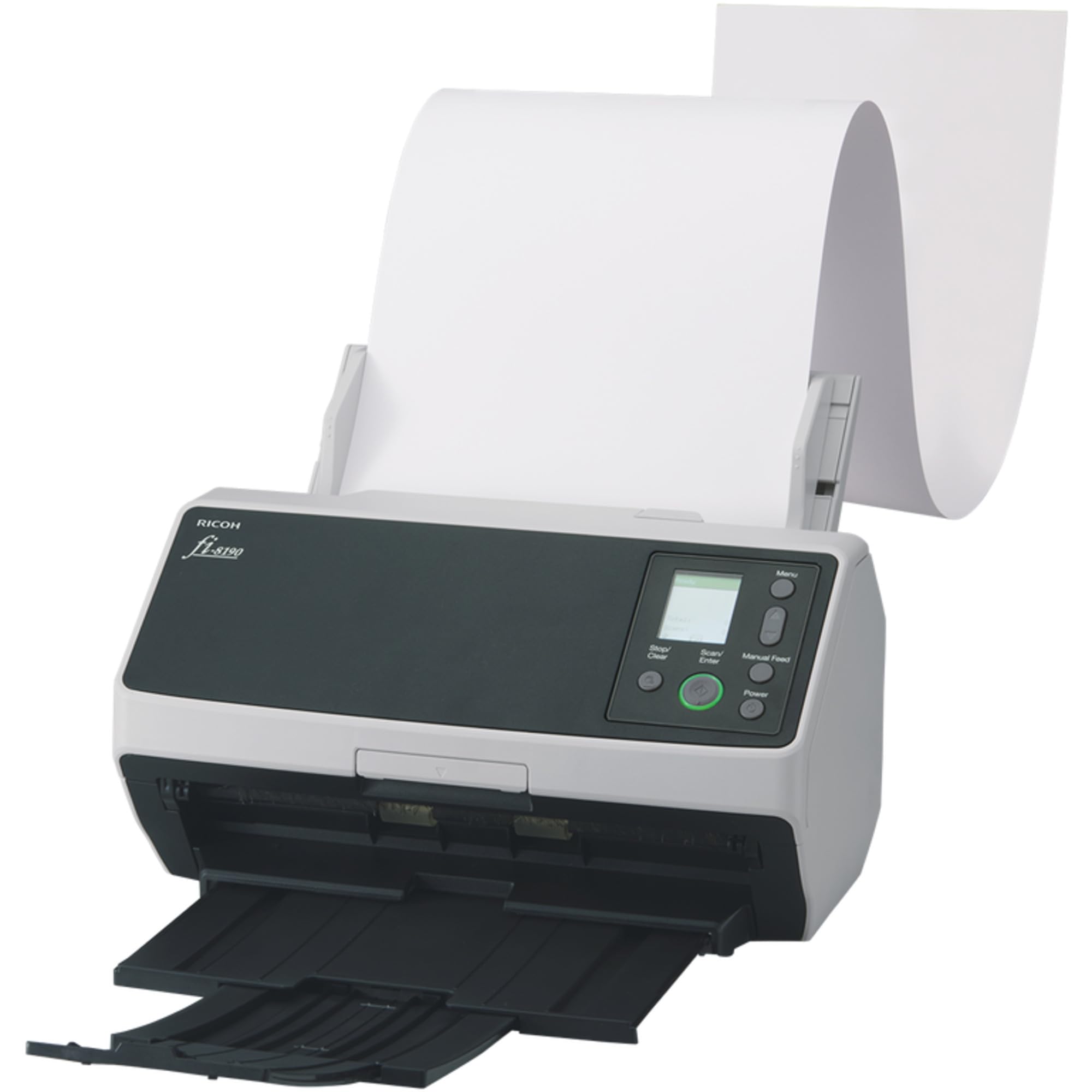 Ricoh FI-8190 Dokumentenscanner - Duplex, 90 S./min, 100 Blatt Adf, Usb 3.2 & Lan (pa03810-B001)