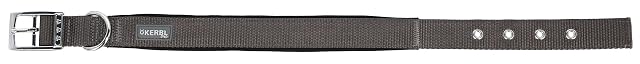 Foto 2 de 2 de Kerbl Pet Miami Plus - Collar de Nailon Gris, 53-61 cm/38 mm
