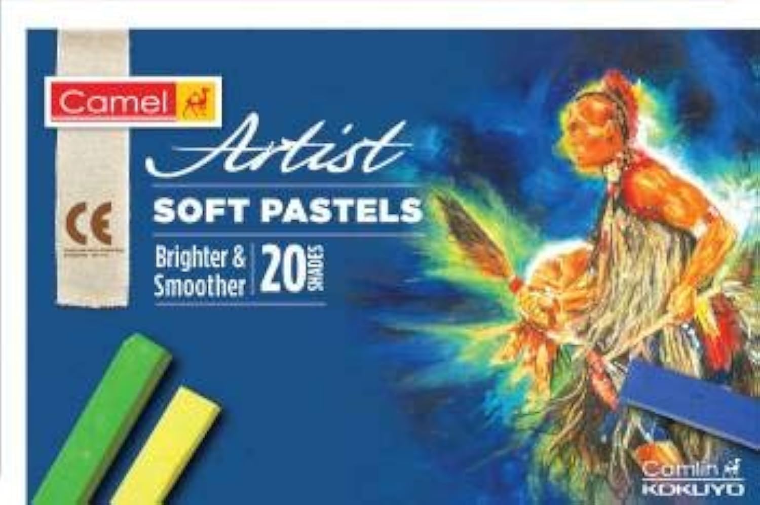 Camel Artist Soft Pastels - 20 Shades [ Brighter & Smoother ]-image-33