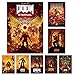 Produktbild Knjqrprjcw Doom Eternal Poster Frameless 8 Piece Game Poster Wall Decoration Video Games Art Ornament Doom Eternal Picture Gift Dormitory Room Print Decorative Paintings 10×14 Inch