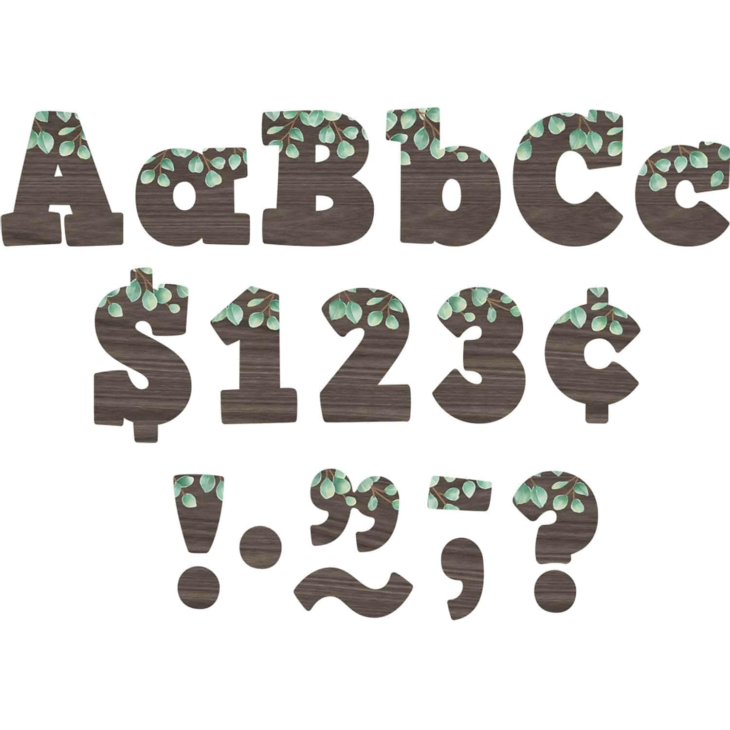 Teacher Created Resources Eukalyptus TCR8450 Blockbuchstaben, 10,2 cm