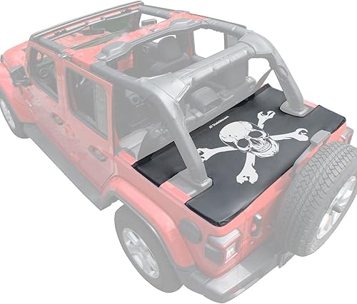 Miniatura 17 de Shadeidea - Cubierta tonneau para el Jeep Wrangler JK de 4 puertas, cubierta Ton para el maletero trasero del JKU (2007-2018), cubierta para la