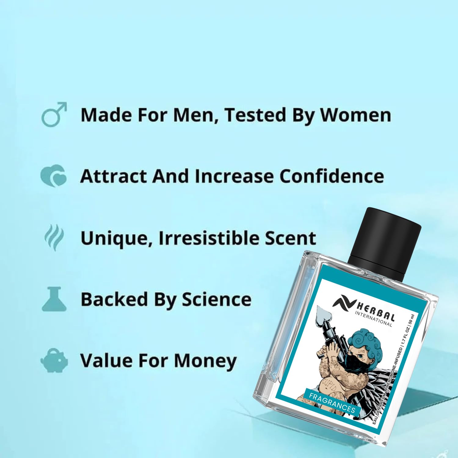 AV Herbal International - Fragrances Original Cologne for Men with Unique Scent Formula 50ml Perfume, Long Lasting Fragrances (Pack of 1) - Image 7 thumbnail