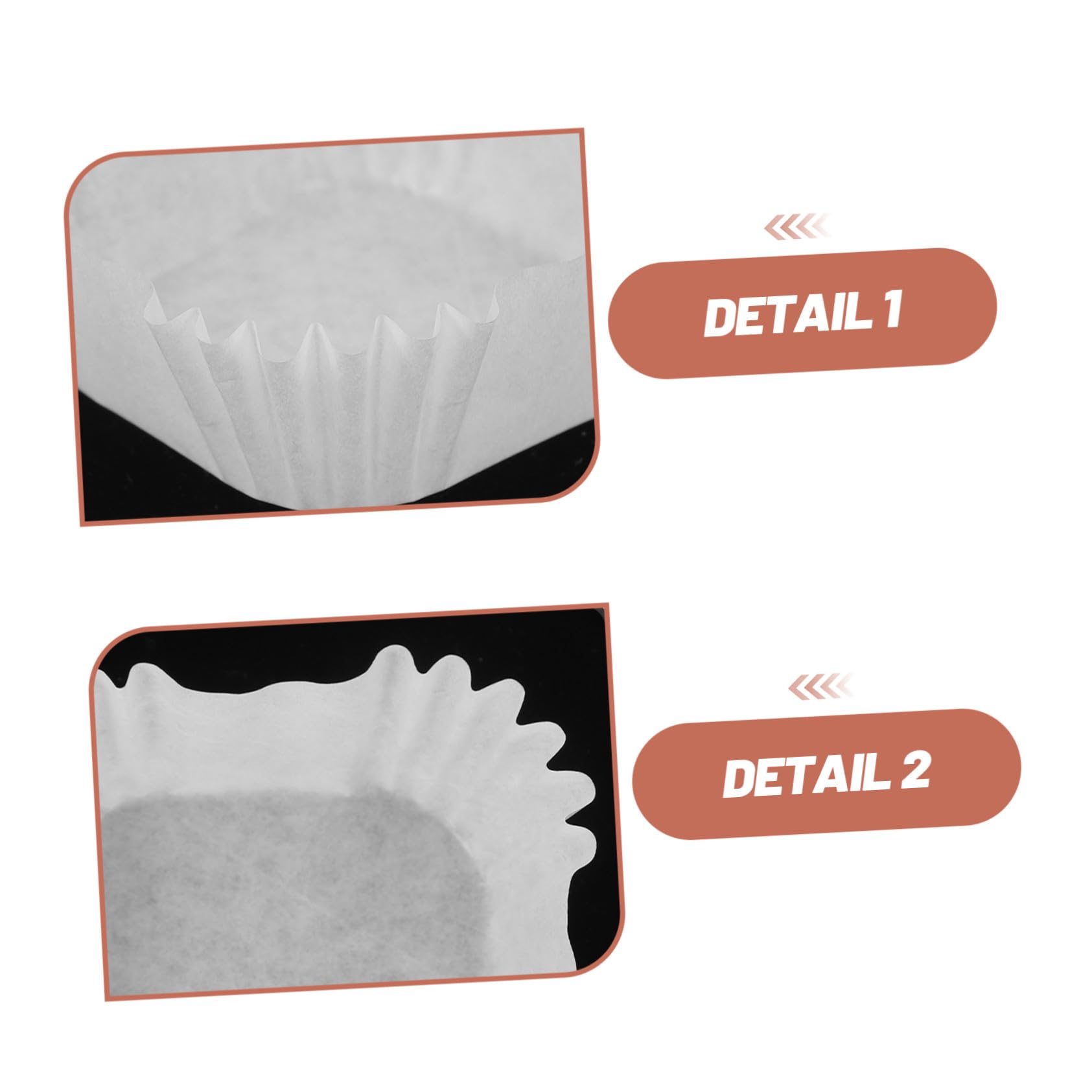 Capacillos para Cupcakes Cuadrados 3000 Piezas de Papel | Blanco, Antiadherente y Resistente al Aceite, Aptos para Horno en Casa o Panadería