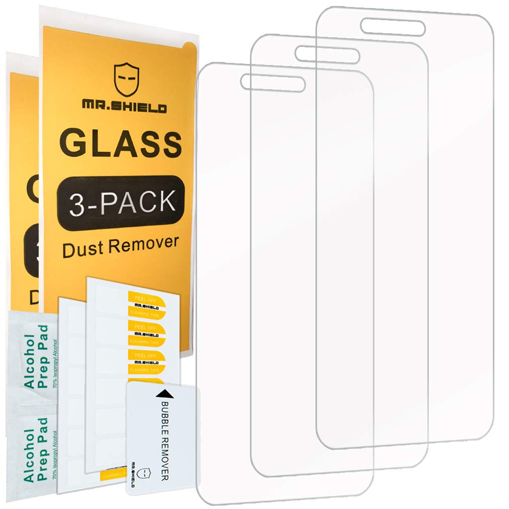 Mr.Shield [3-PACK] Designed For at&T AXIA [Tempered Glass] Screen Protector [Japan Glass With 9H Hardness] with Lifetime Replacement