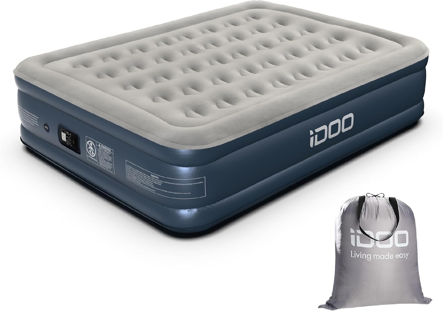 iDOO エアーベッド エアマット ダブル 電動ポンプ内蔵 Amazon.co.jp: iDOO エアーベッド エアマット ダブルサイズ エアベッド