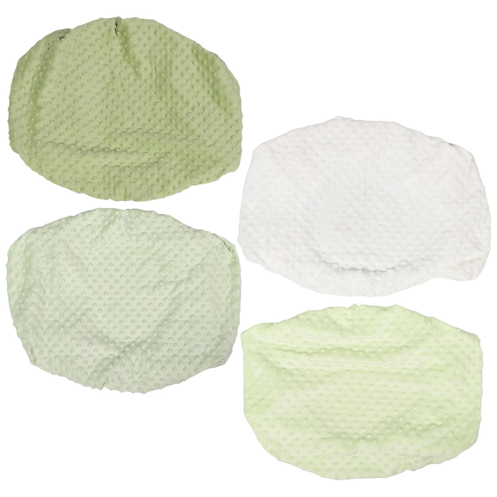 ERINGOGO Lot de 4 Housses de Matelas à Langer à Pois, Respirantes et lavables, idéales pour la Chambre de bébé et comme Articles Essentiels pour Nouveau-né.
