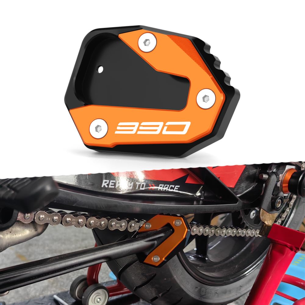 Modeer - Coussinets D'extension De Béquille Latérale En Aluminium CNC Pour KTM 790/890/990 Duke (2018-2024) Accessoire Moto Aluminium CNC