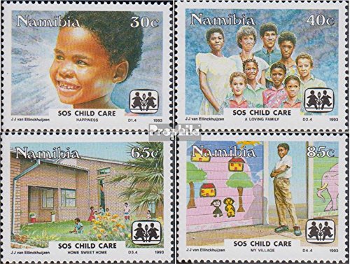 Prophila Collection Namibia - Southwest 747-750 (Completa Edizione) 1993 SOS-Nostre Case (Francobolli per i Collezionisti)