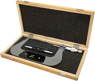 MH GLOBAL Digital Outside Micrometer Range 5-6 Inch Graduation 0.0001 Inch Ratchet Stop