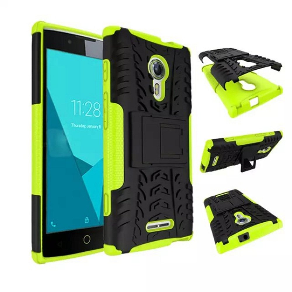 Heartly Flip Kick Stand Spider Hard Dual Rugged Armor Hybrid Bumper