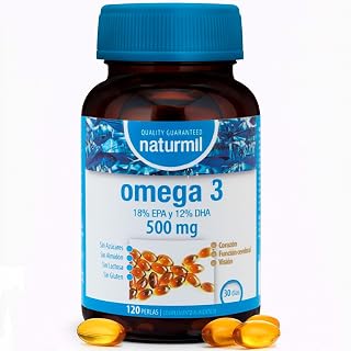 Omega 3 500 mg con EPA y DHA, 120 perlas, DietMed