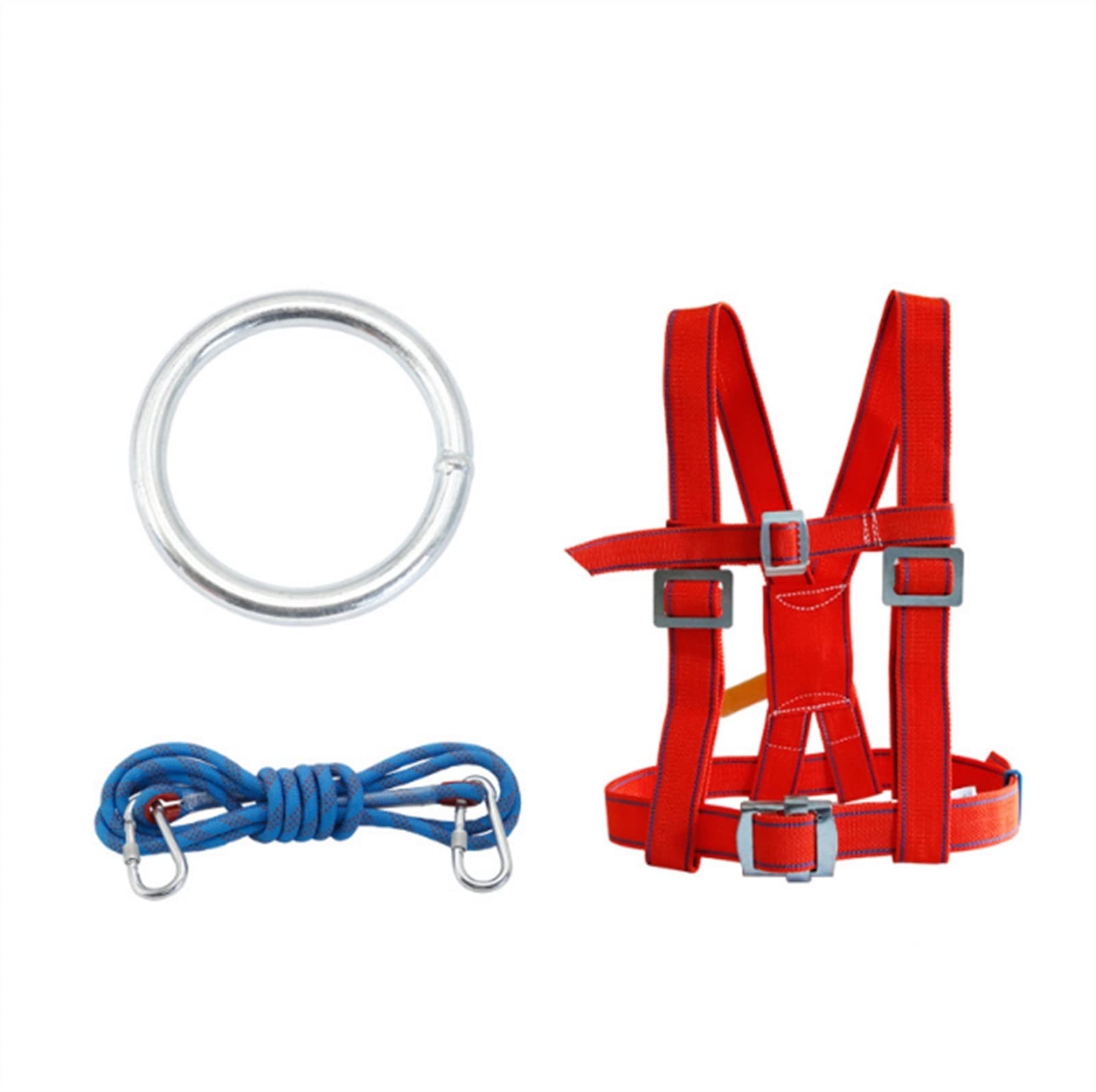 GDSCSKKS Multi-Direction Tug-of-war Rope Set, Team Outdoor Expansion Supplies, Strength Competition, Including Harness, Backpack, Tug-of-war Rope (Size : 2 People)