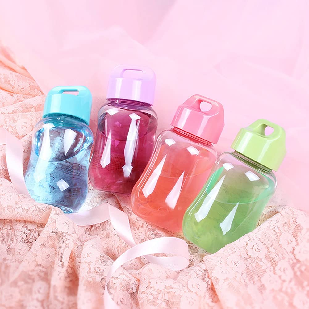 Botella de agua, botella de agua a prueba de fugas, botella de agua deportiva, botella de agua de plástico, botella de agua colorida, botellas de agua portátiles transparentes para niños, botella de