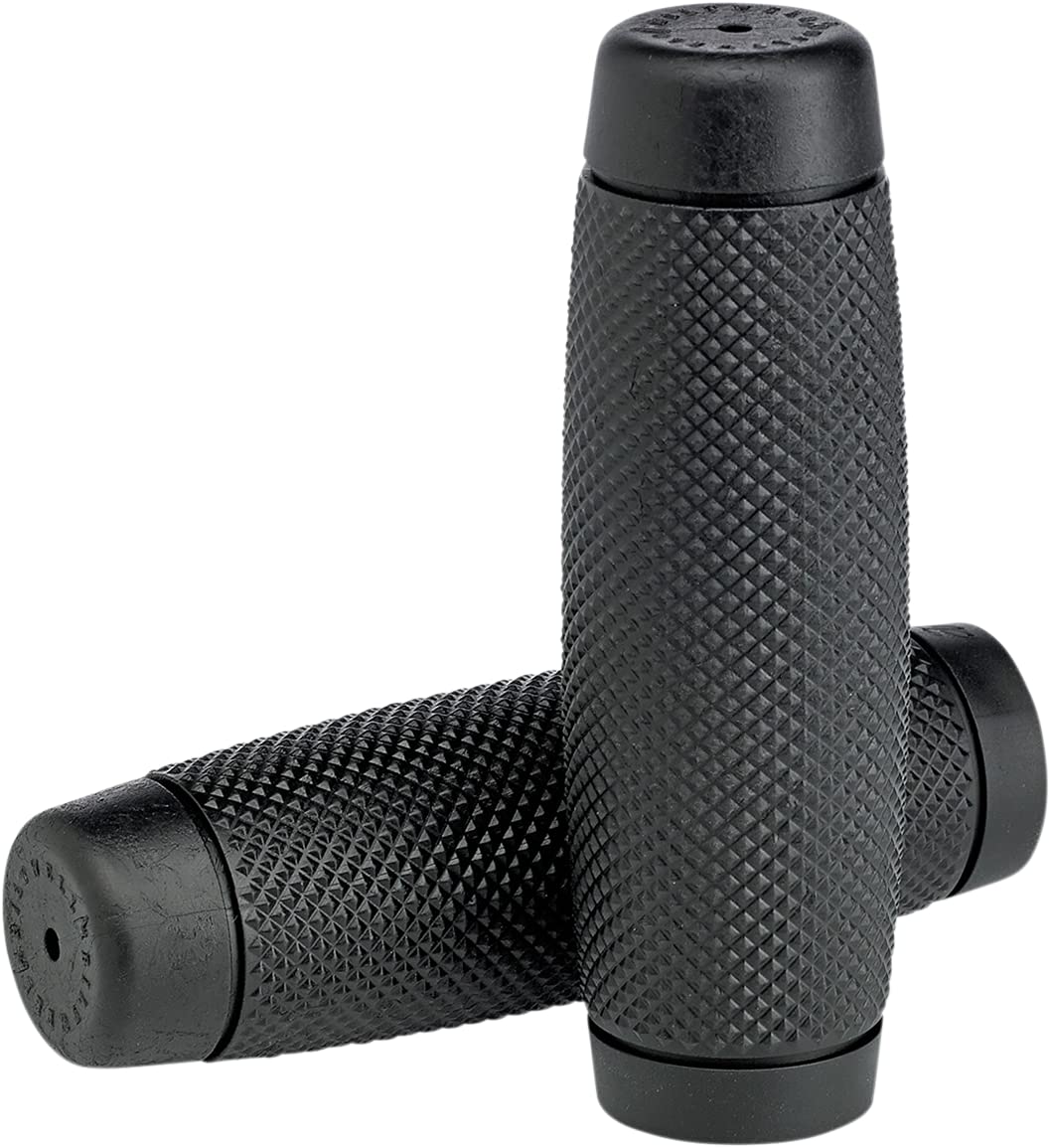 Biltwell Recoil 1" (25mm) Manopole Manubrio in TPV Gomma Coppia - Nero