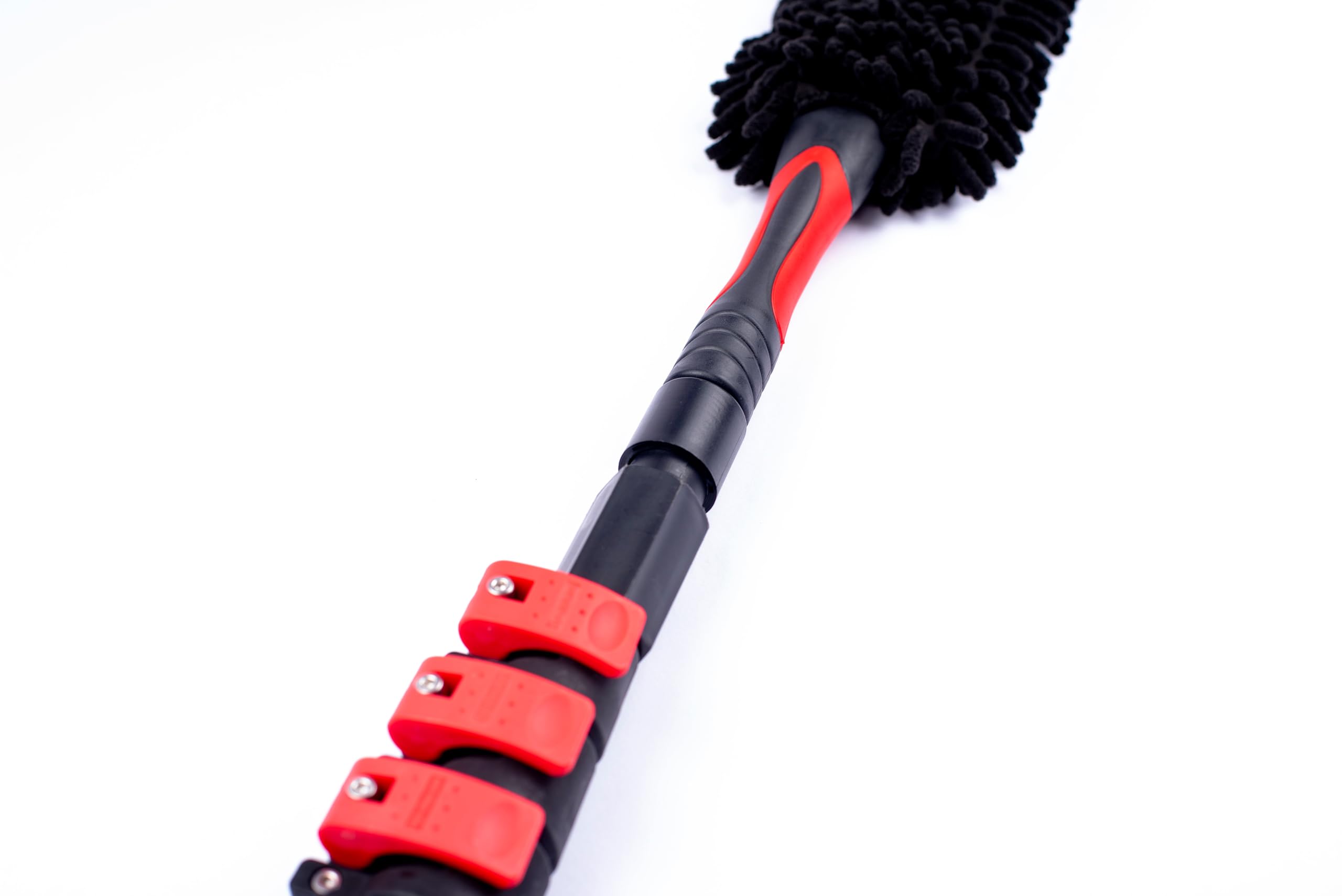 3K Vollcarbon Teleskopstiel mit Magic Duster (Staubwedel) - 10.8 m