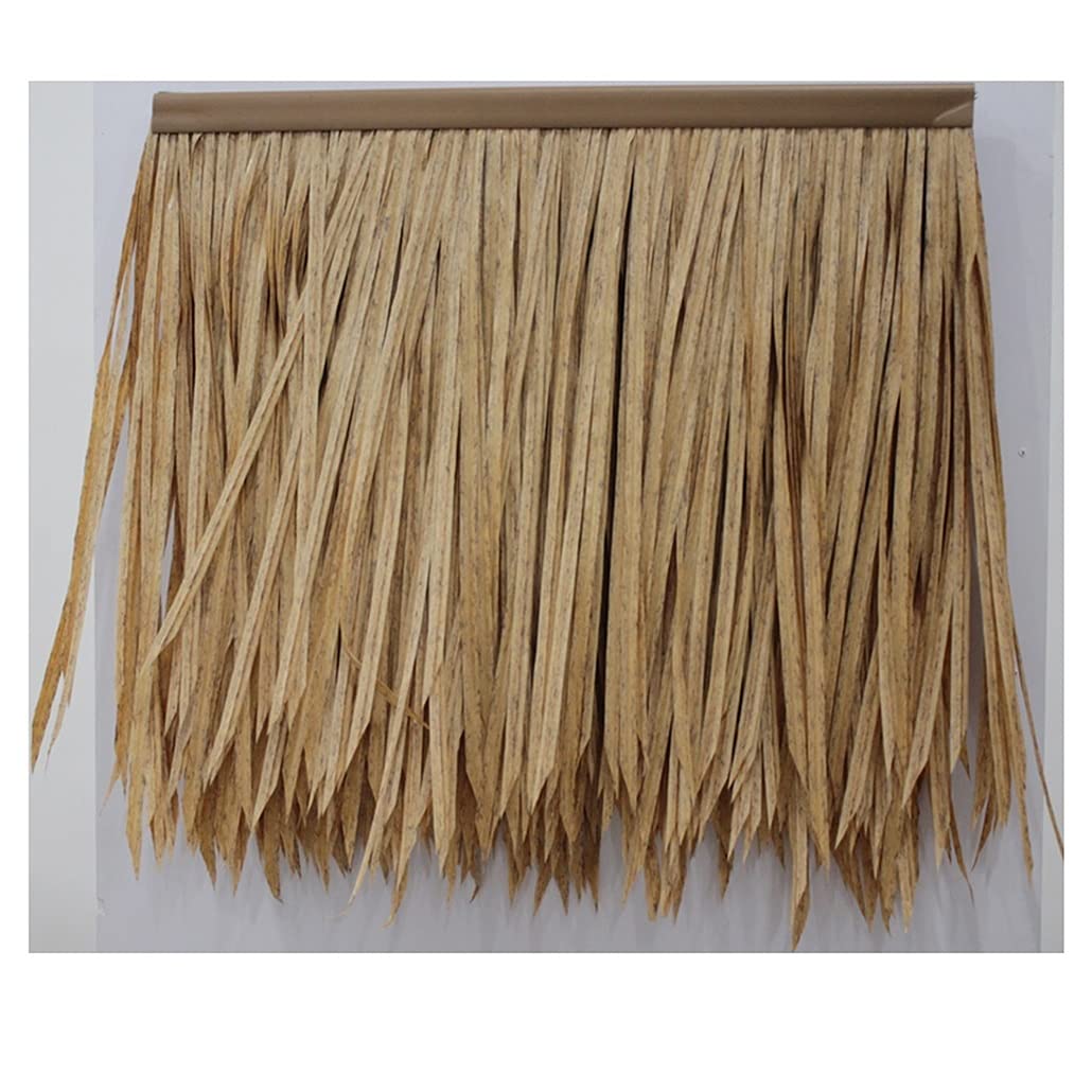Paja falsa artificial en rollo de 0.5x0.5m para techos de palma con 15 piezas