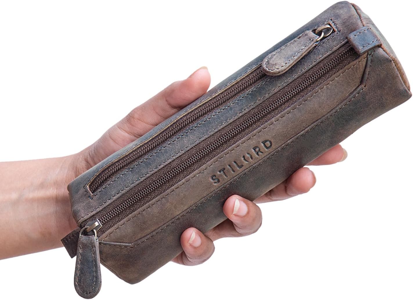 Rol etui voor 37 potloden, kleur zwart