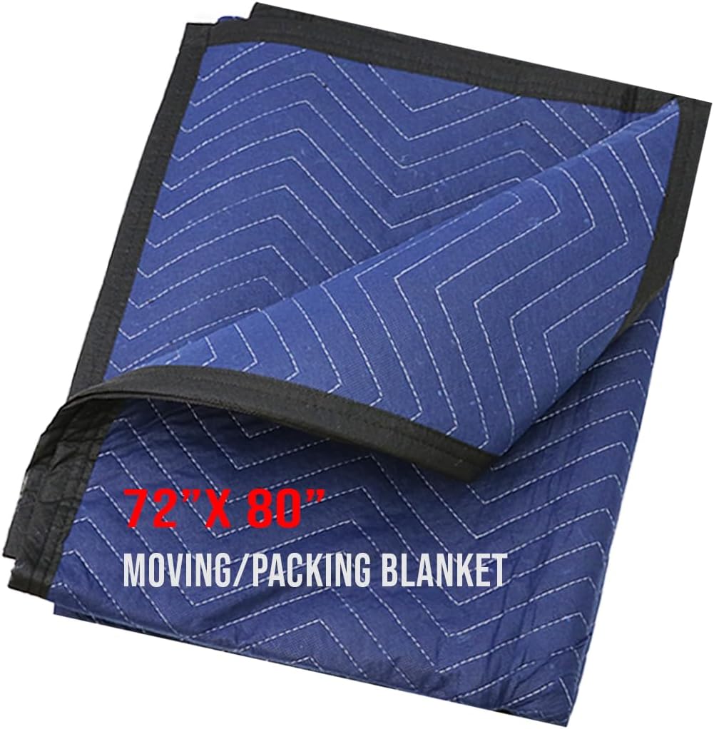 Boxer 72in x 80in Moving Blanket Pro Value - Multipurpose, Moving, Packing, Scratch Protection, Camping